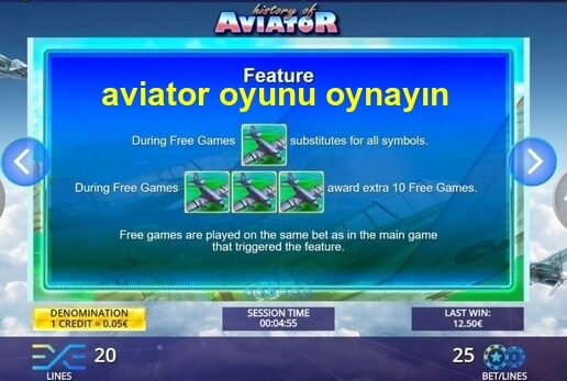 aviator oyunu oynayin